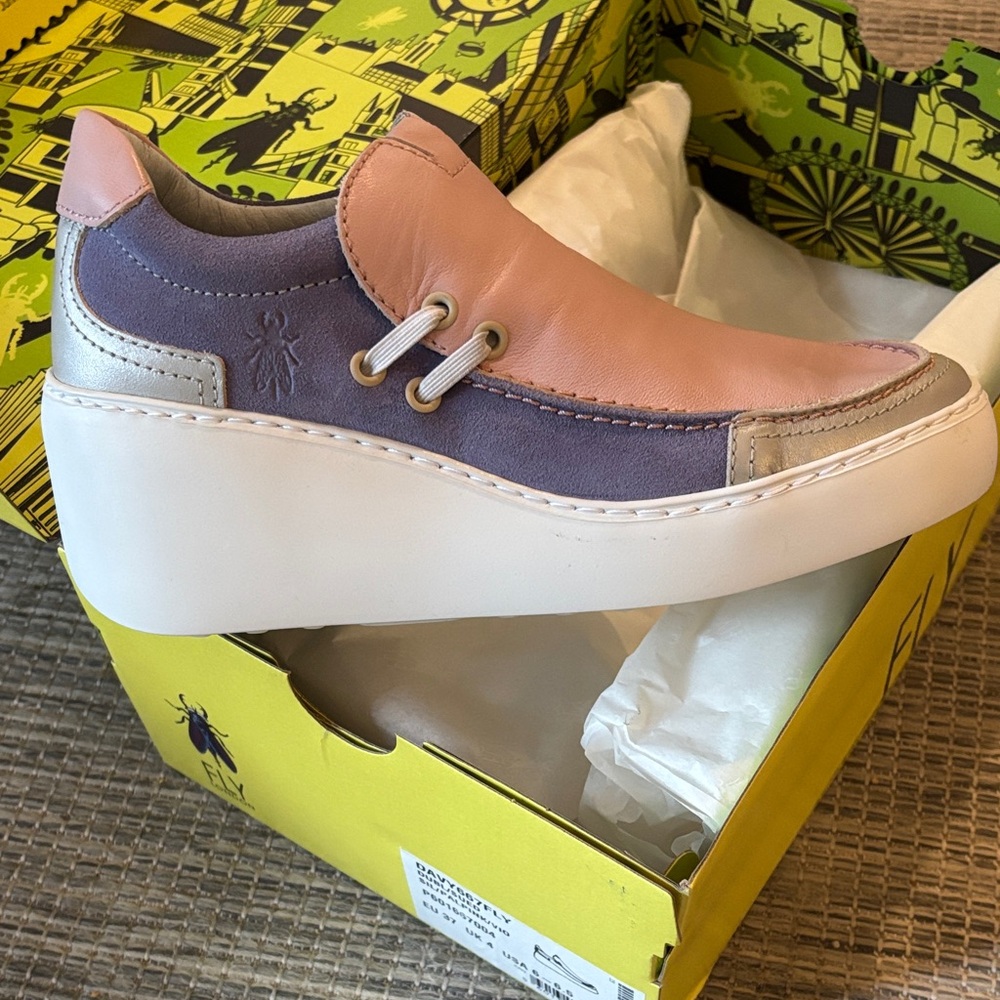 Fly London Women’s Sneakers in Pink and Purple